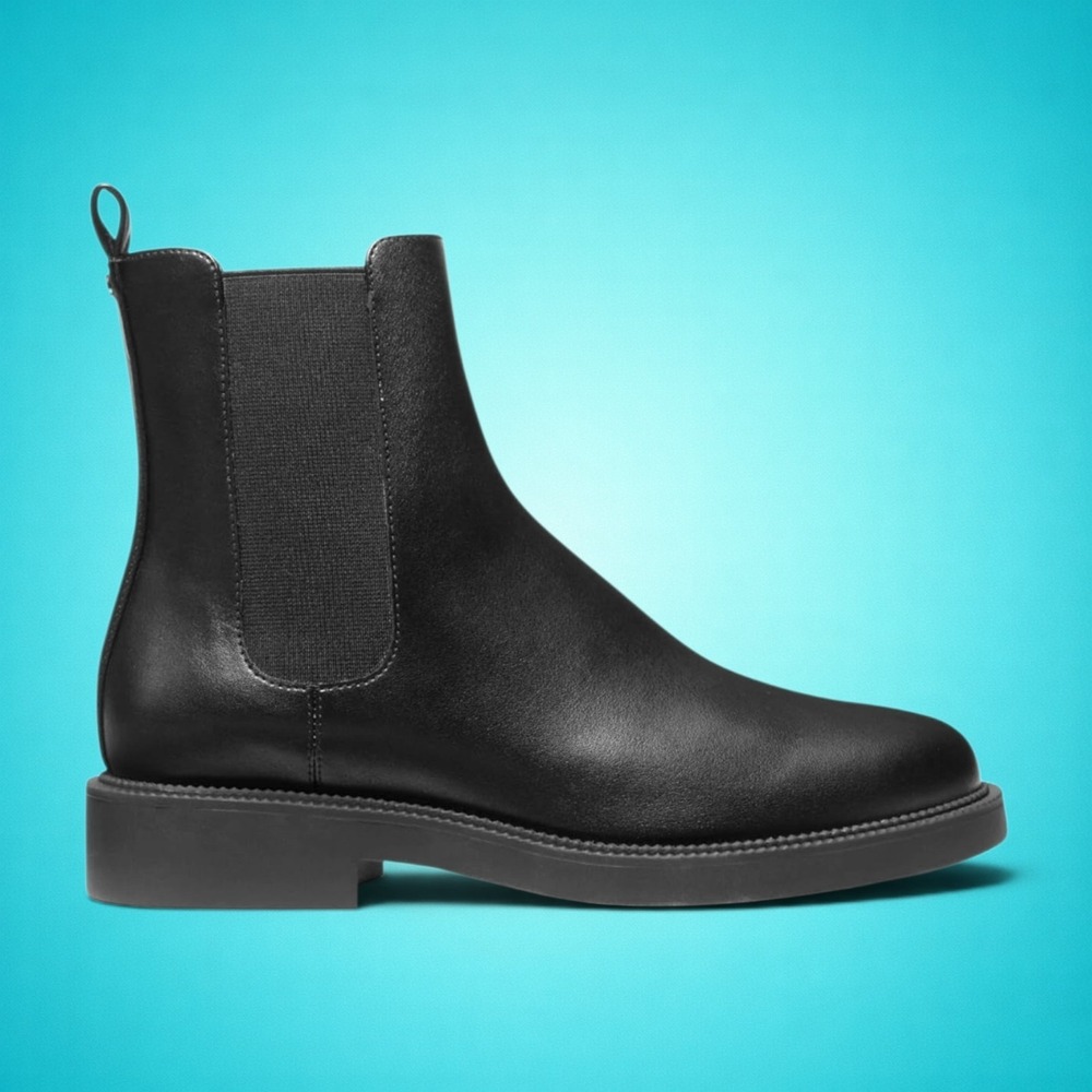 New Women's Michael Kors Black Hazel Chelsea Boots,   Size 8 M. MSRP $405.